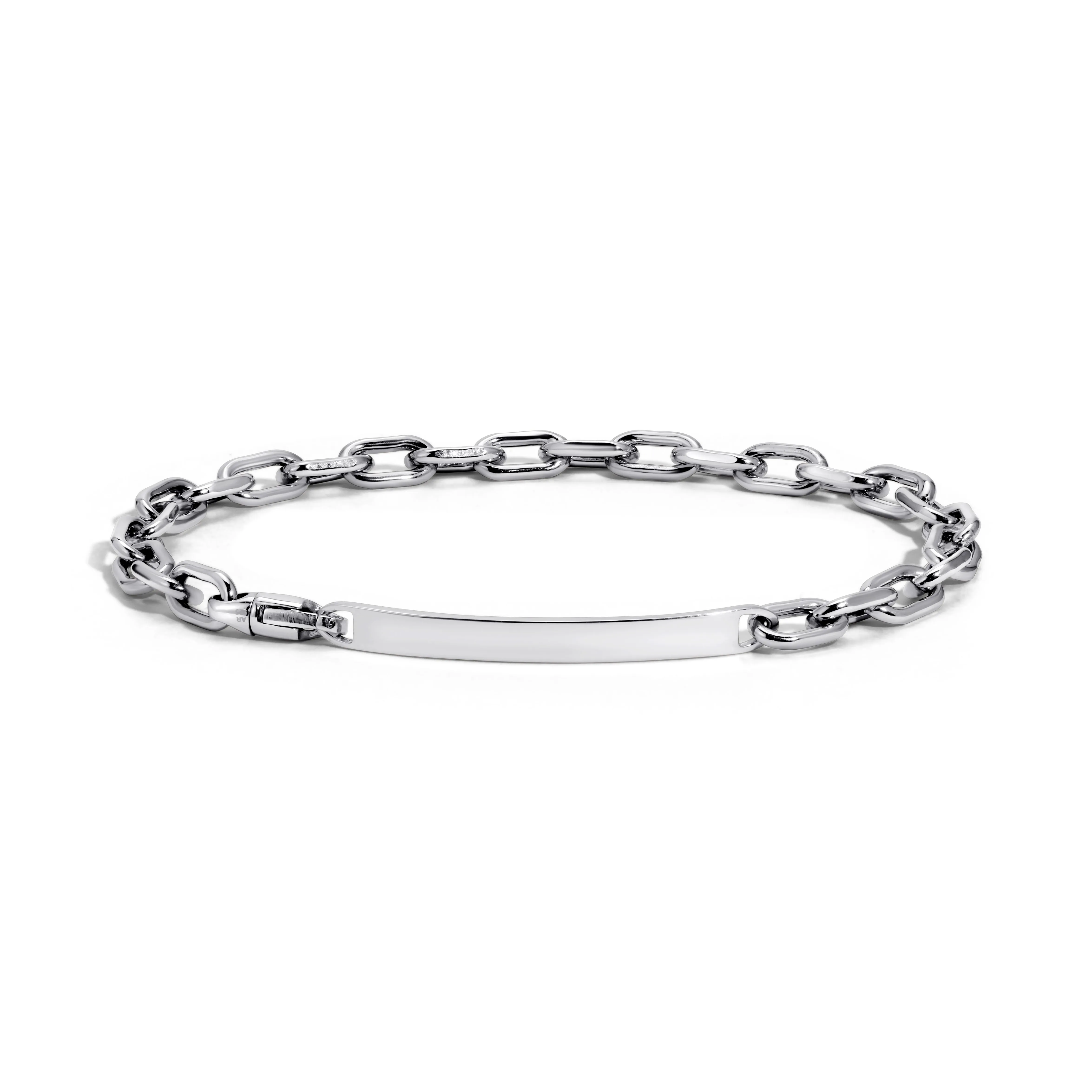 One of a Kind Italian Link ID Engravable Bracelet sold by Adina Reyter