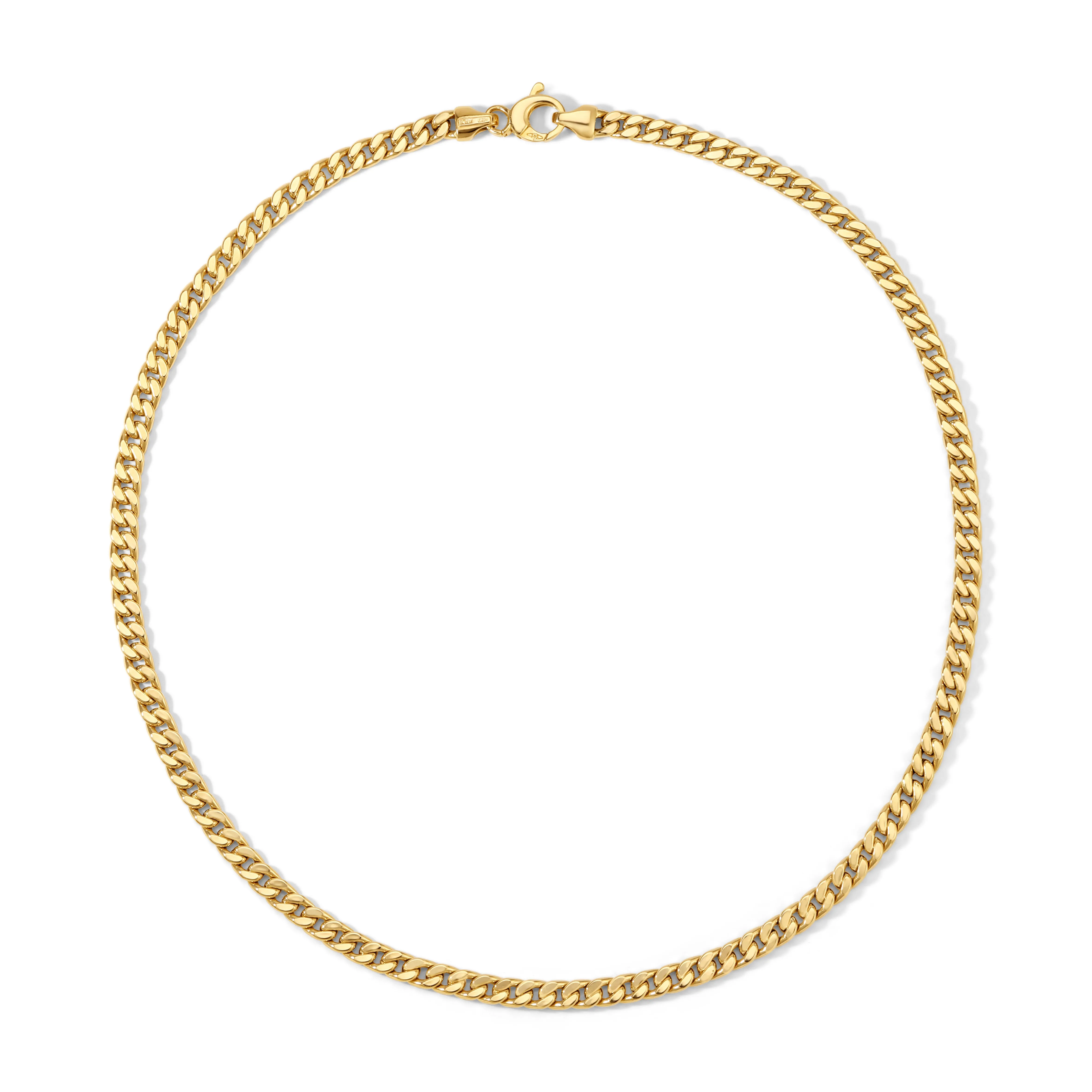 Hollow Curb Chain Necklace sold by Adina Reyter