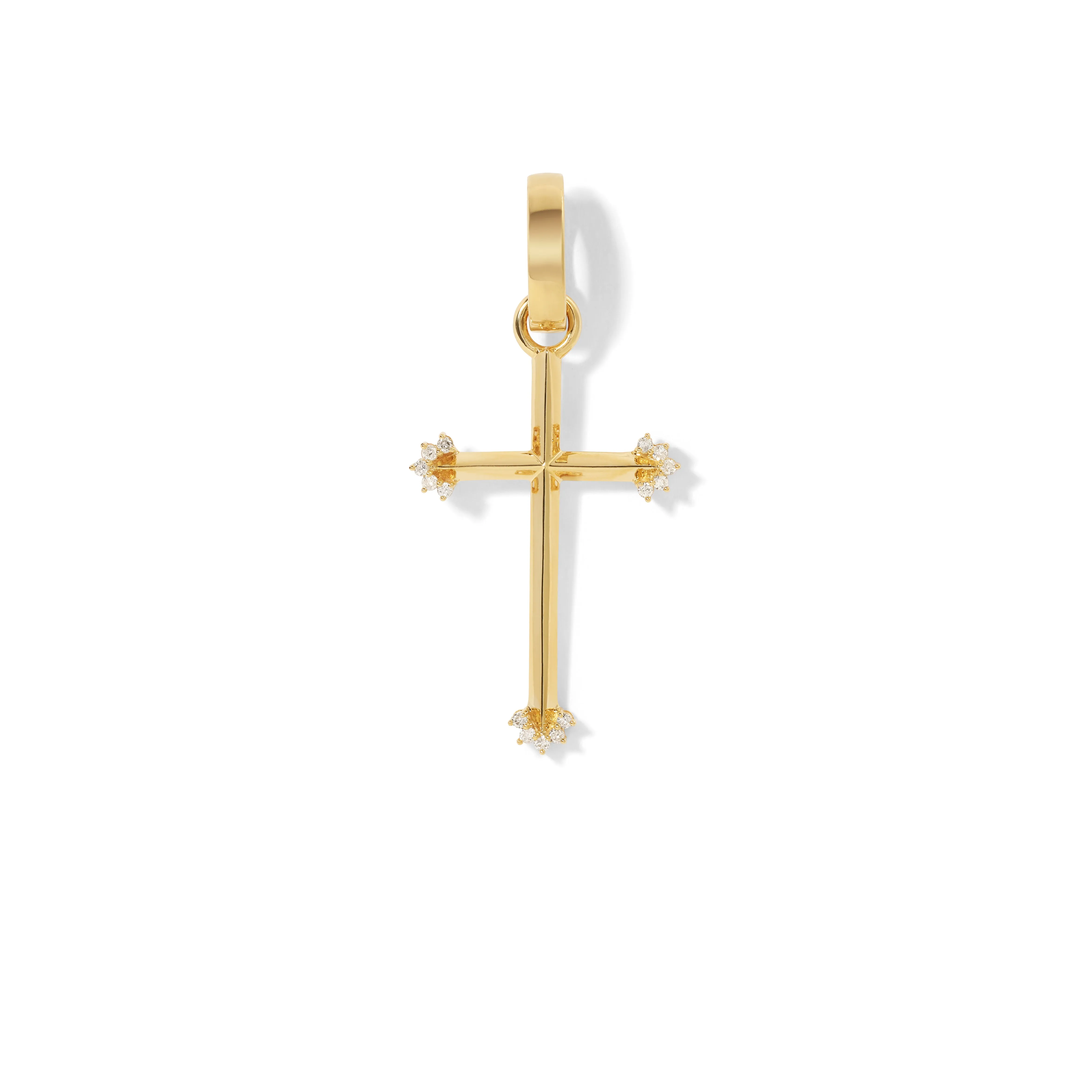 One of a Kind Diamond Cross Hinged Charm sold by Adina Reyter
