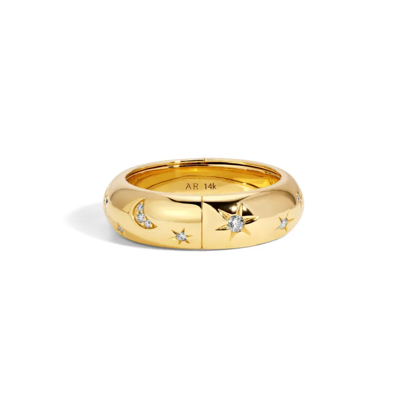 One of a Kind Dream Big Hidden Message Ring, Size 6 made by Adina Reyter