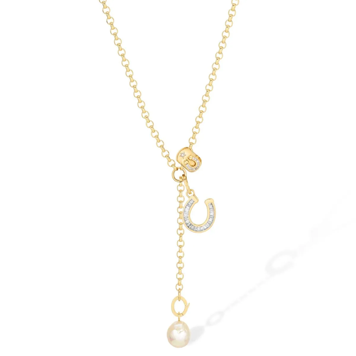 For Luck Lariat Necklace sold by Adina Reyter