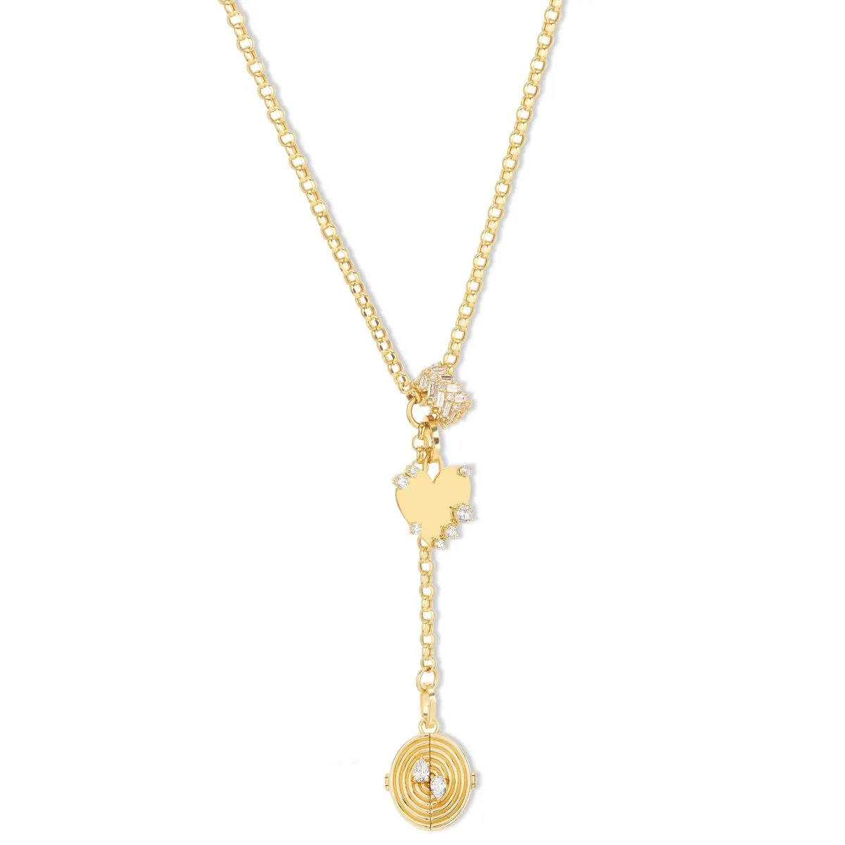 To Treasure Chevron Lariat Necklace sold by Adina Reyter