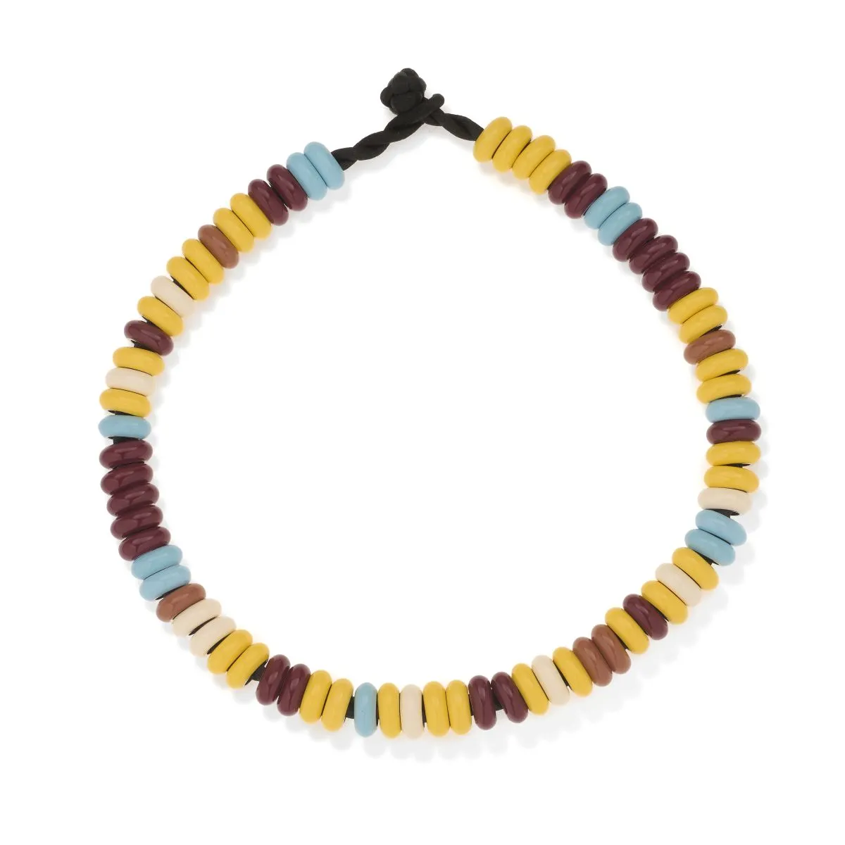 Butter Daze Enamel Big Bead Necklace sold by Adina Reyter
