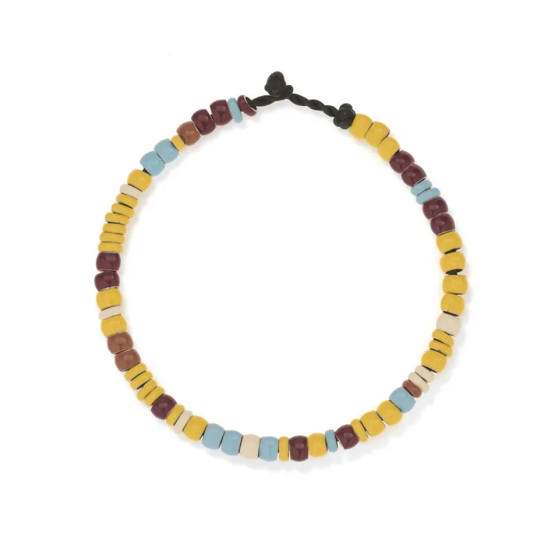 Butter Daze Full Enamel Mini Bead Anklet sold by Adina Reyter