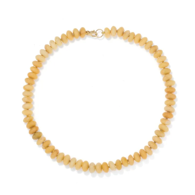 Butter Yellow Gemstone Necklace sold by Adina Reyter