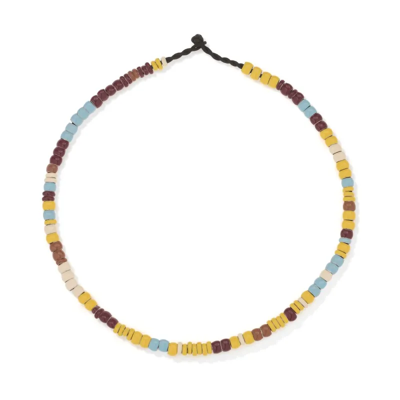 Butter Daze Full Enamel Mini Bead  Necklace sold by Adina Reyter