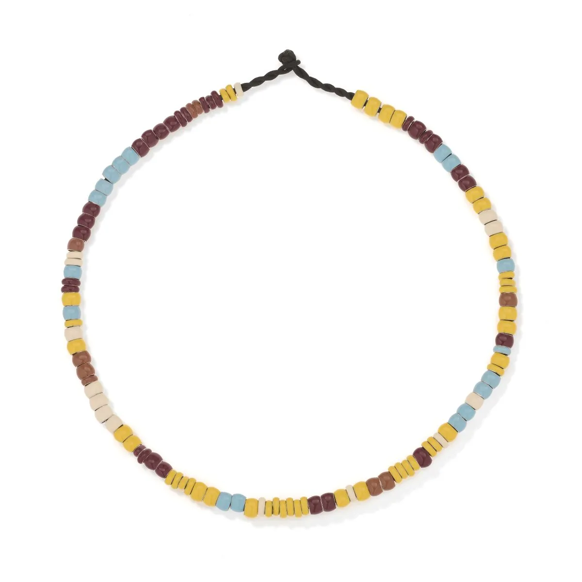 Butter Daze Full Enamel Mini Bead Necklace sold by Adina Reyter