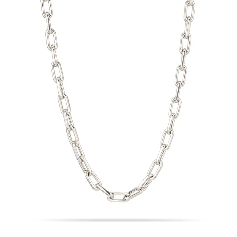 5.3mm Italian Chain Link Necklace in Sterling Silver sold by Adina Reyter
