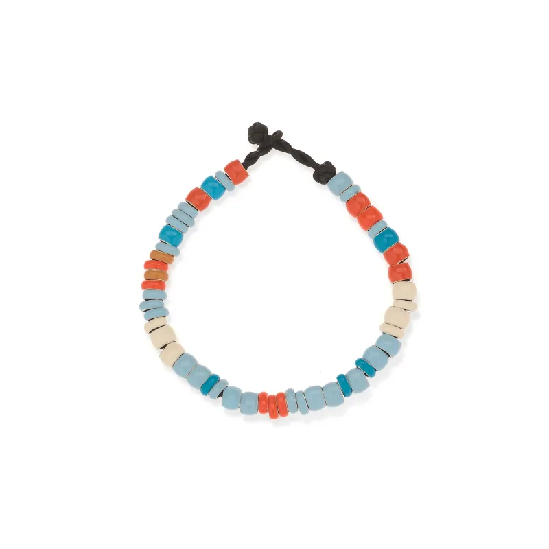 Poolside Full Enamel Mini Bead Bracelet sold by Adina Reyter