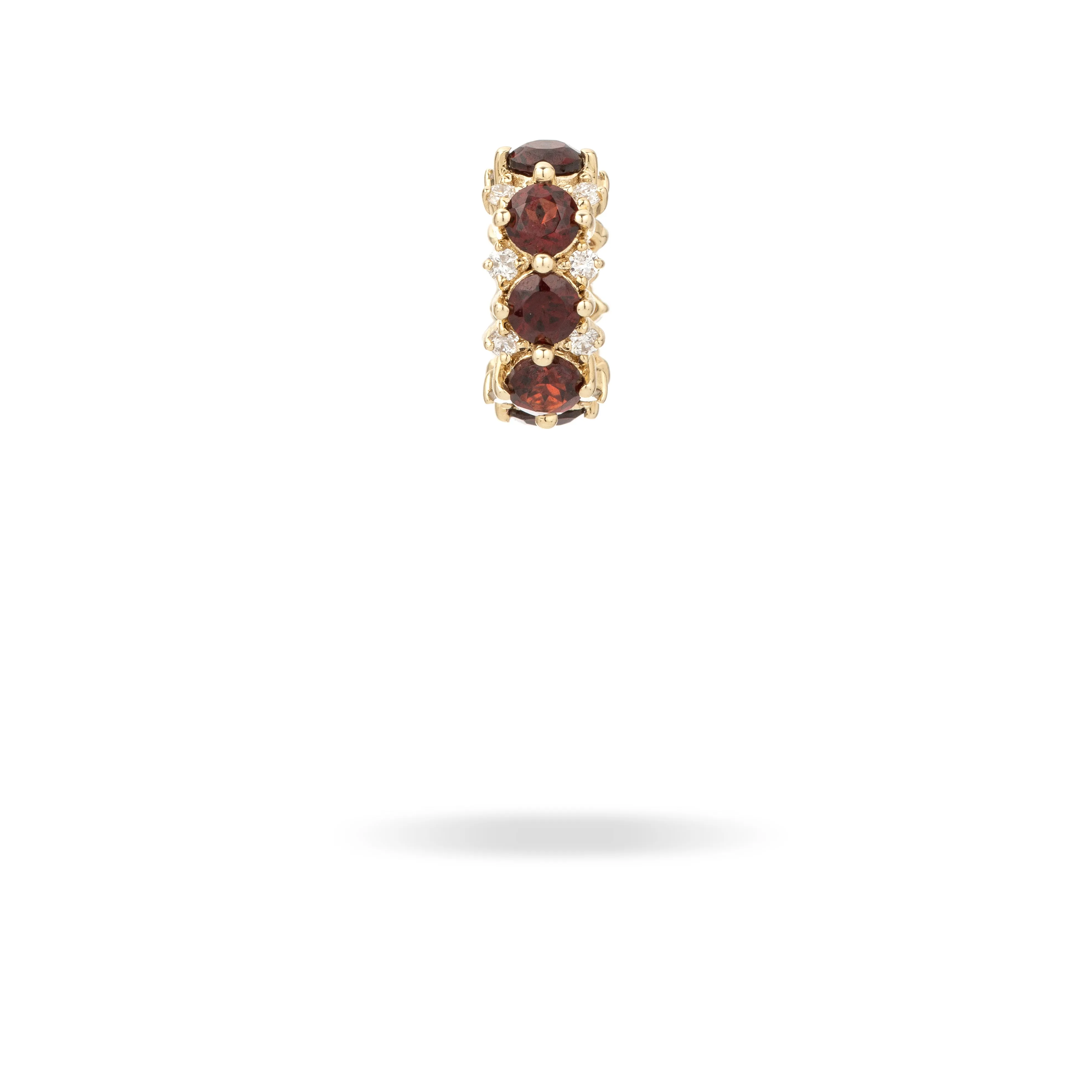 Garnet + Diamond Rounds Big Bead sold by Adina Reyter