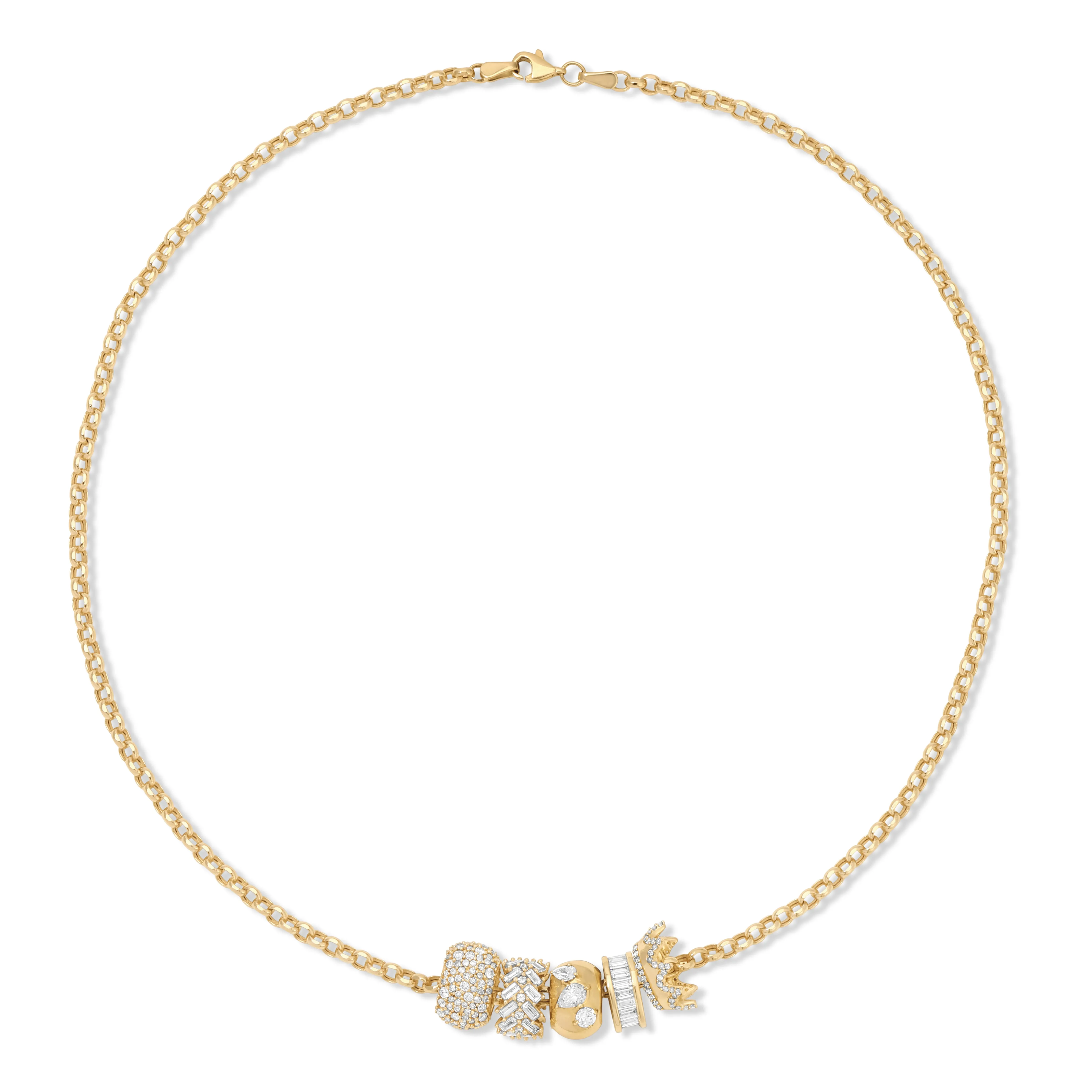 The Elizabeth Luxe Big Bead Necklace sold by Adina Reyter product image thumbnail 2