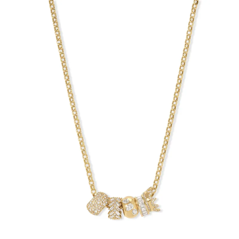 The Elizabeth Luxe Big Bead Necklace sold by Adina Reyter