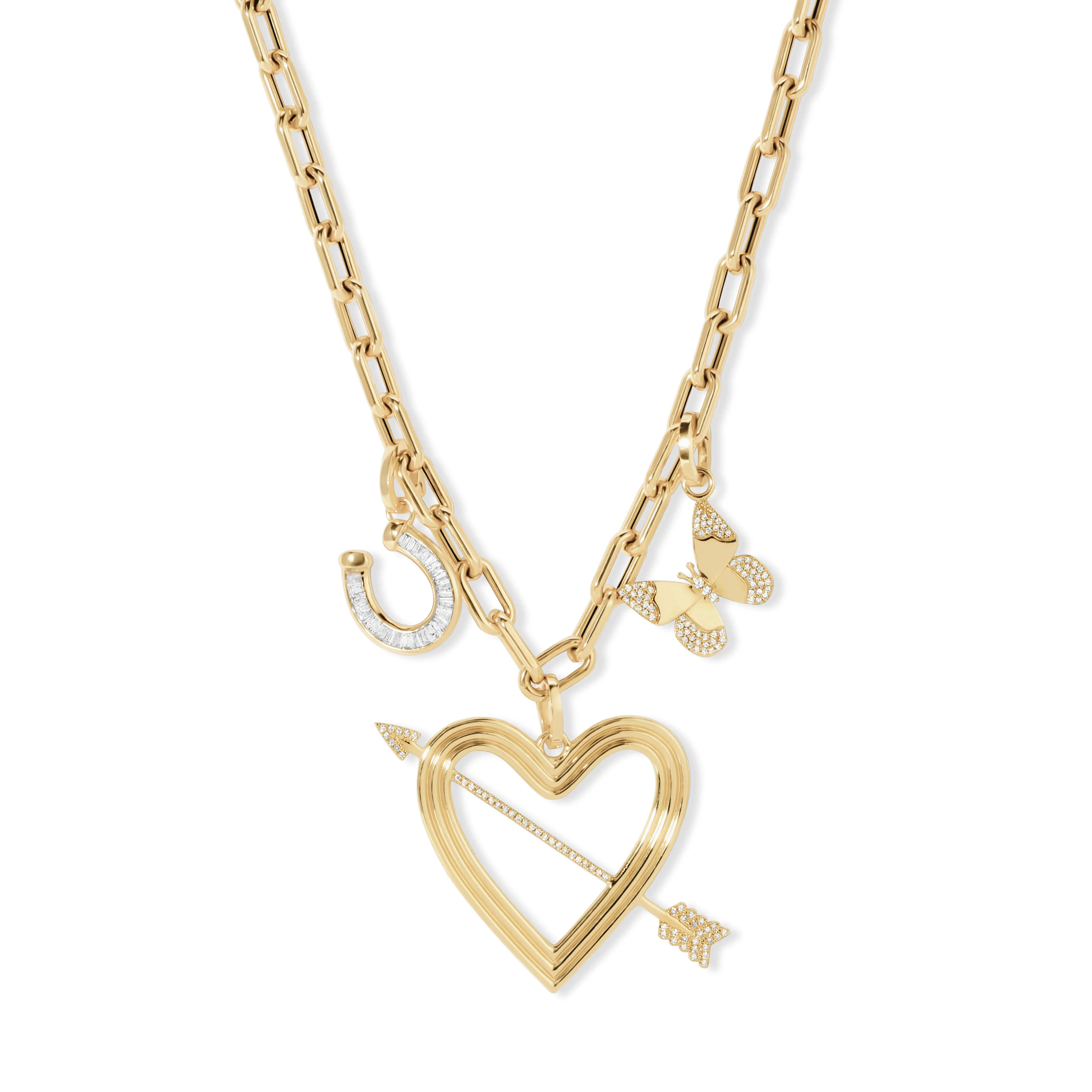 Big Love & Luck Luxe Charm Necklace sold by Adina Reyter