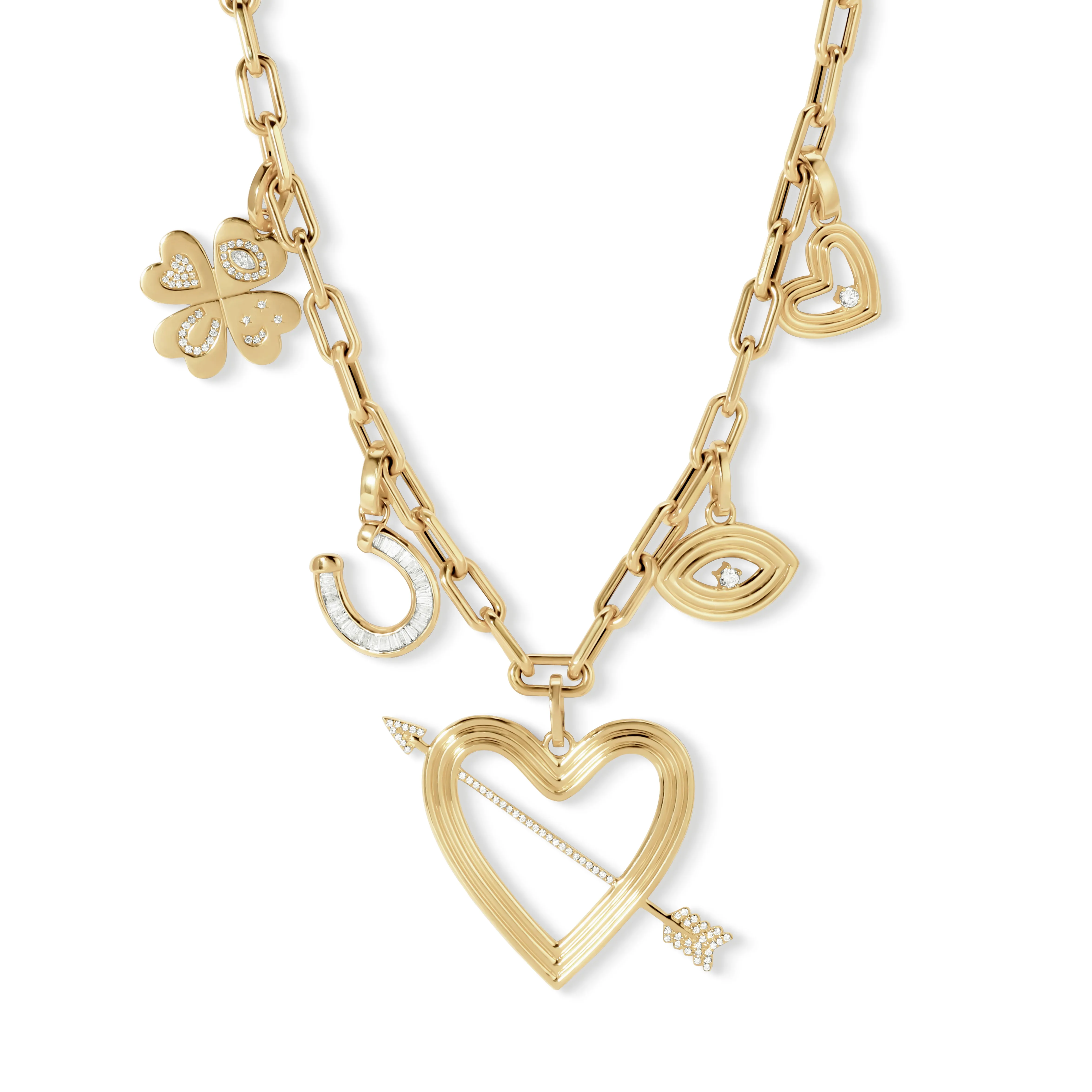 Eye Love You Luxe Charm Necklace sold by Adina Reyter