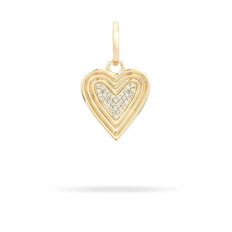 Groovy Make Your Move Pavé Heart Hinged Charm sold by Adina Reyter