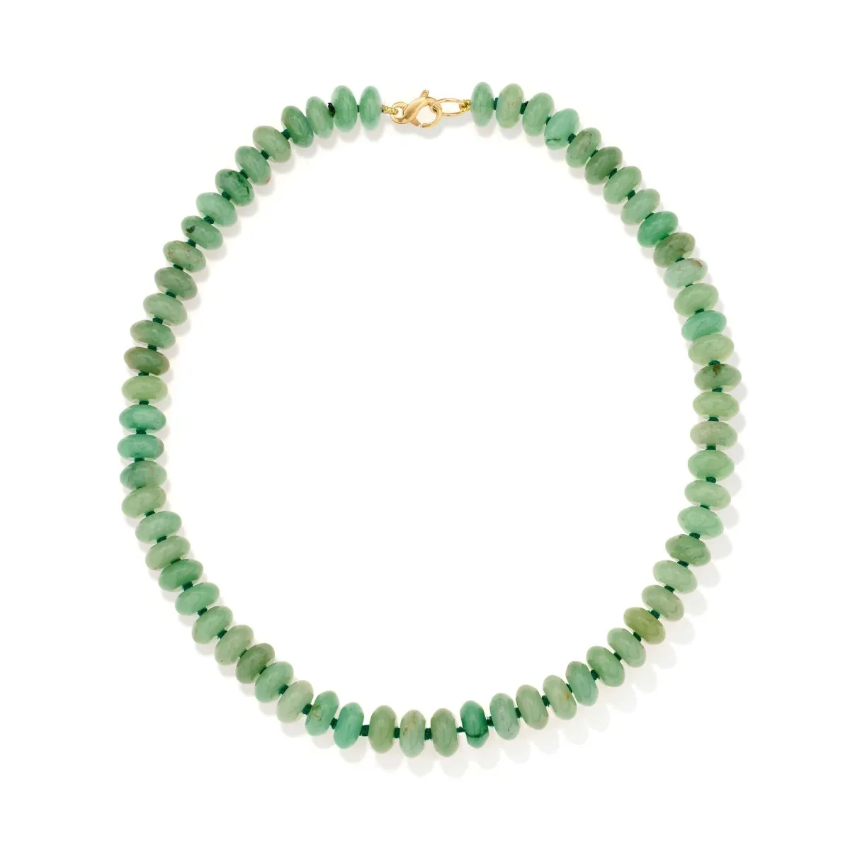 Sage Green Gemstone Necklace sold by Adina Reyter