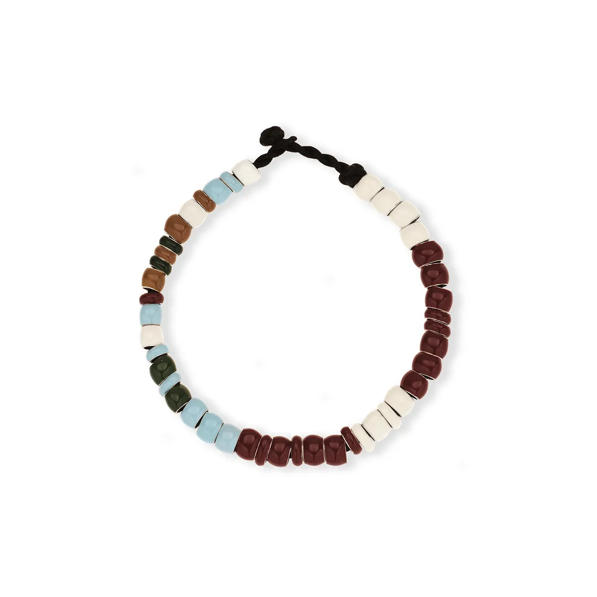 Ivy League Full Enamel Mini Bead Bracelet sold by Adina Reyter