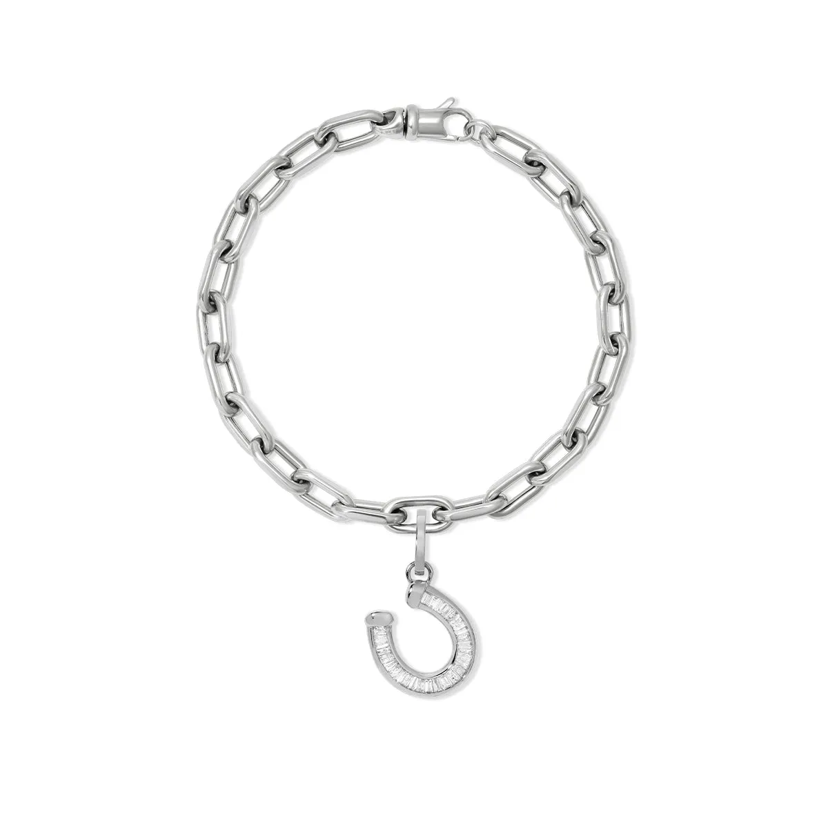 Choose Your Talisman Charm Bracelet on 5.3mm Italian Chain in Sterling Silver sold by Adina Reyter product image thumbnail 3