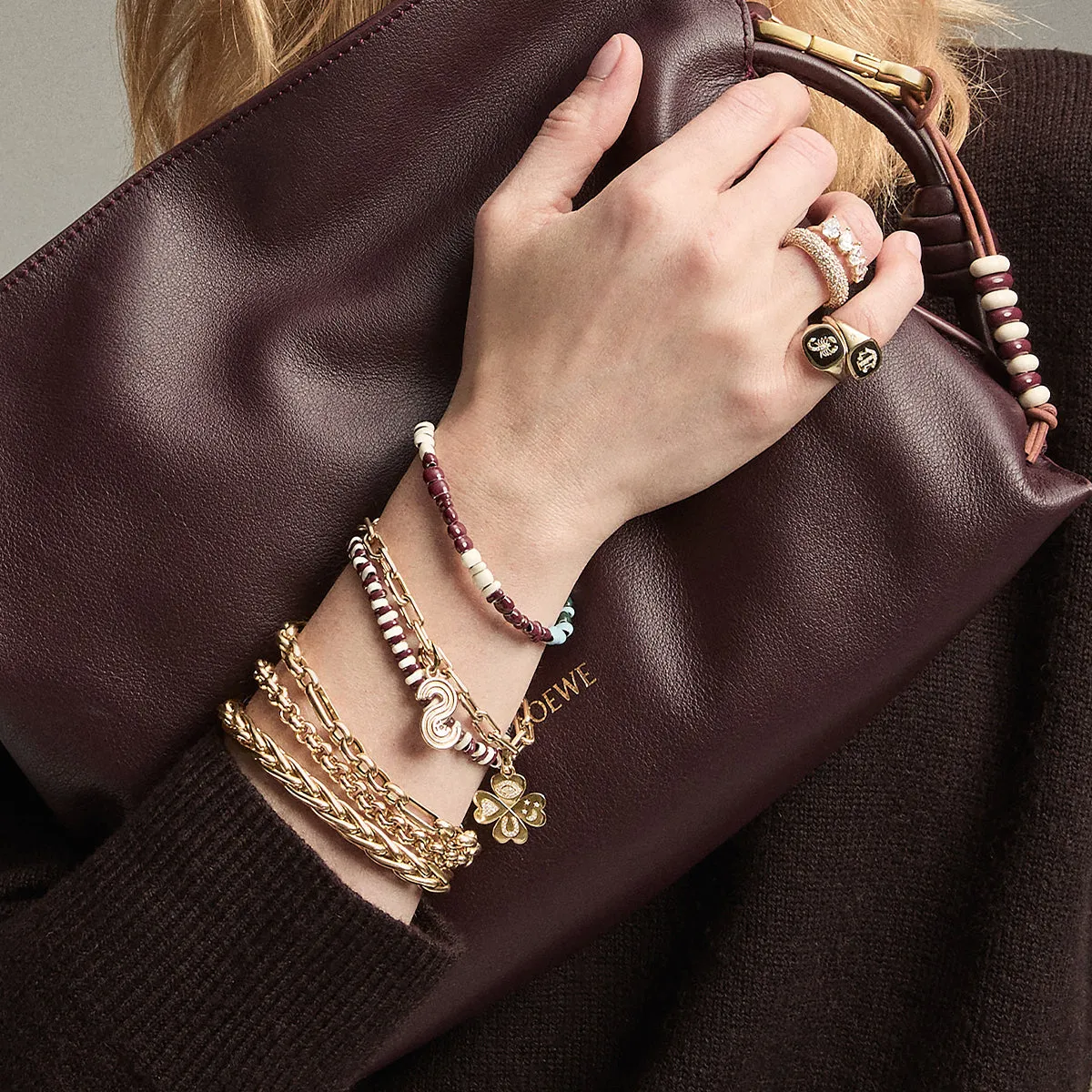 Mazel Charm Bracelet sold by Adina Reyter product image thumbnail 2