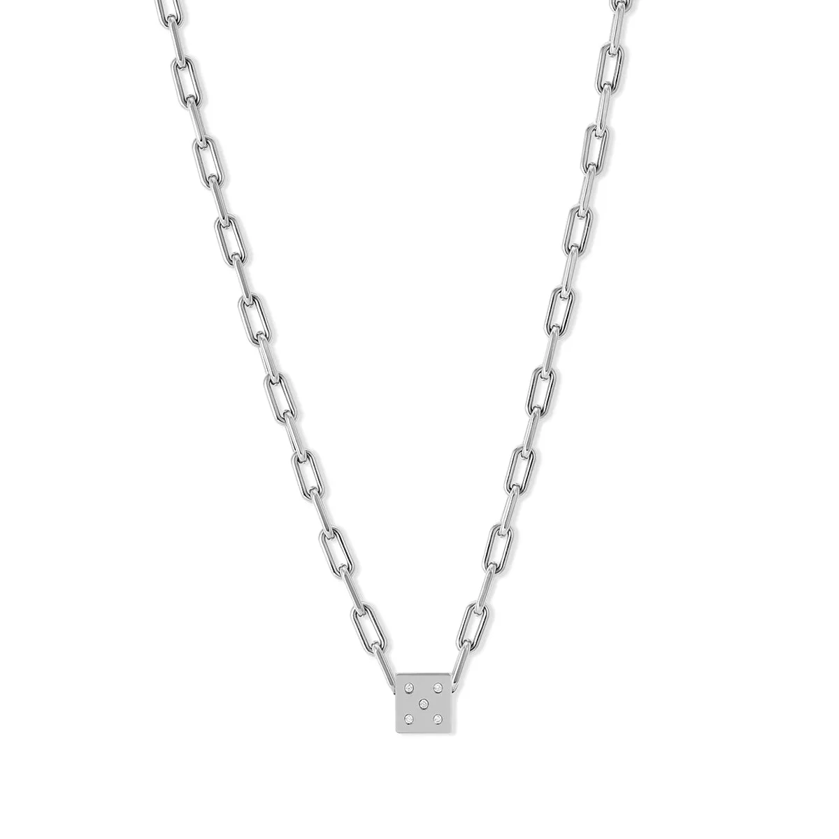 Diamond Dice Big Bead Necklace sold by Adina Reyter