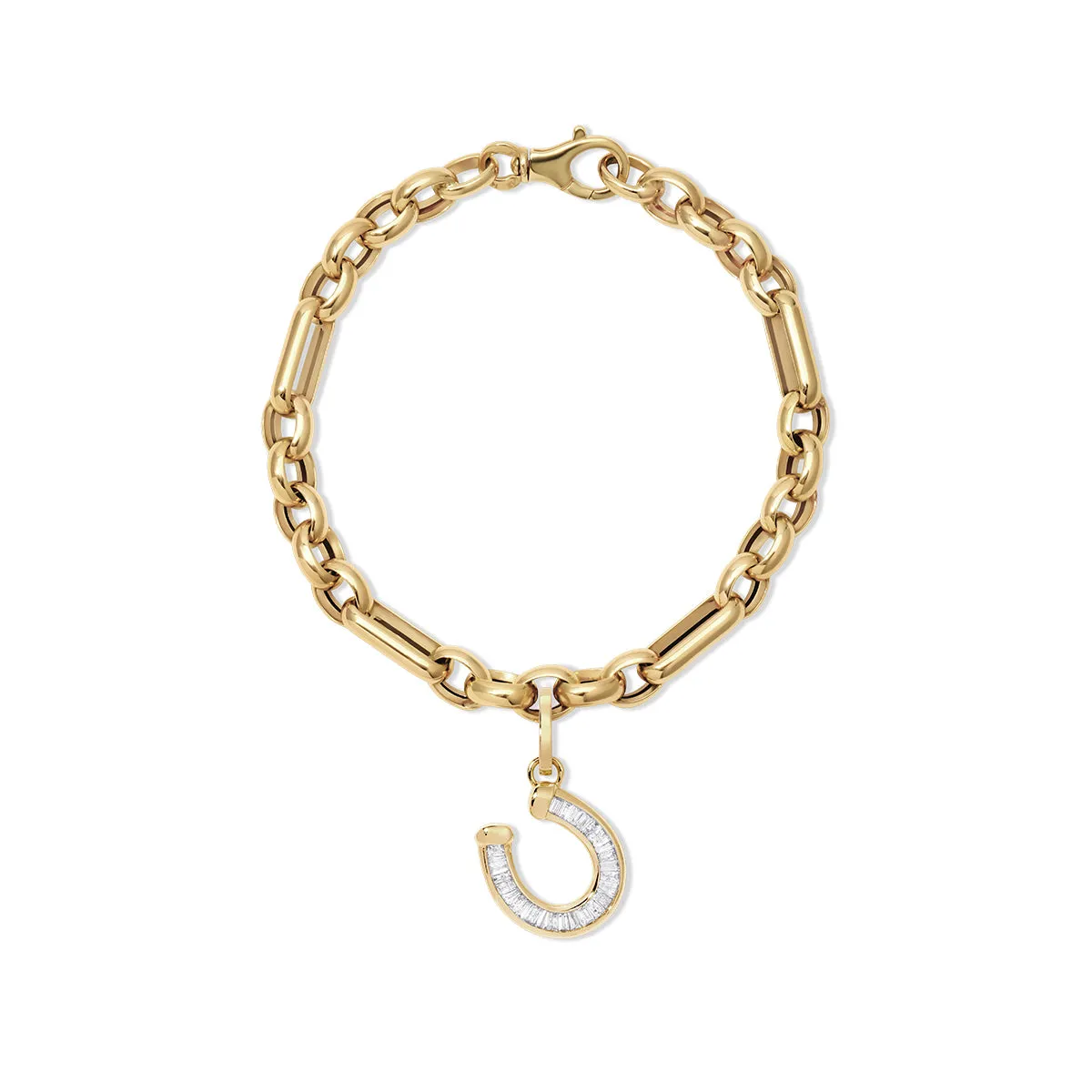 Choose Your Talisman Charm Bracelet on Mixed Rolo Cable Chain sold by Adina Reyter product image thumbnail 3