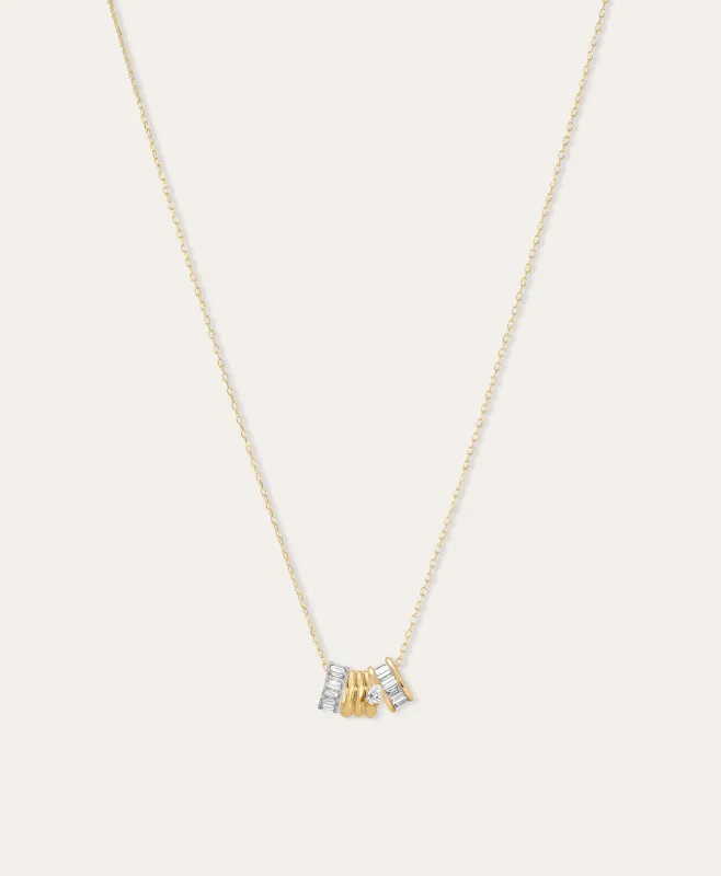 Groovy Diamond Era Rager Mini Bead Necklace sold by Adina Reyter