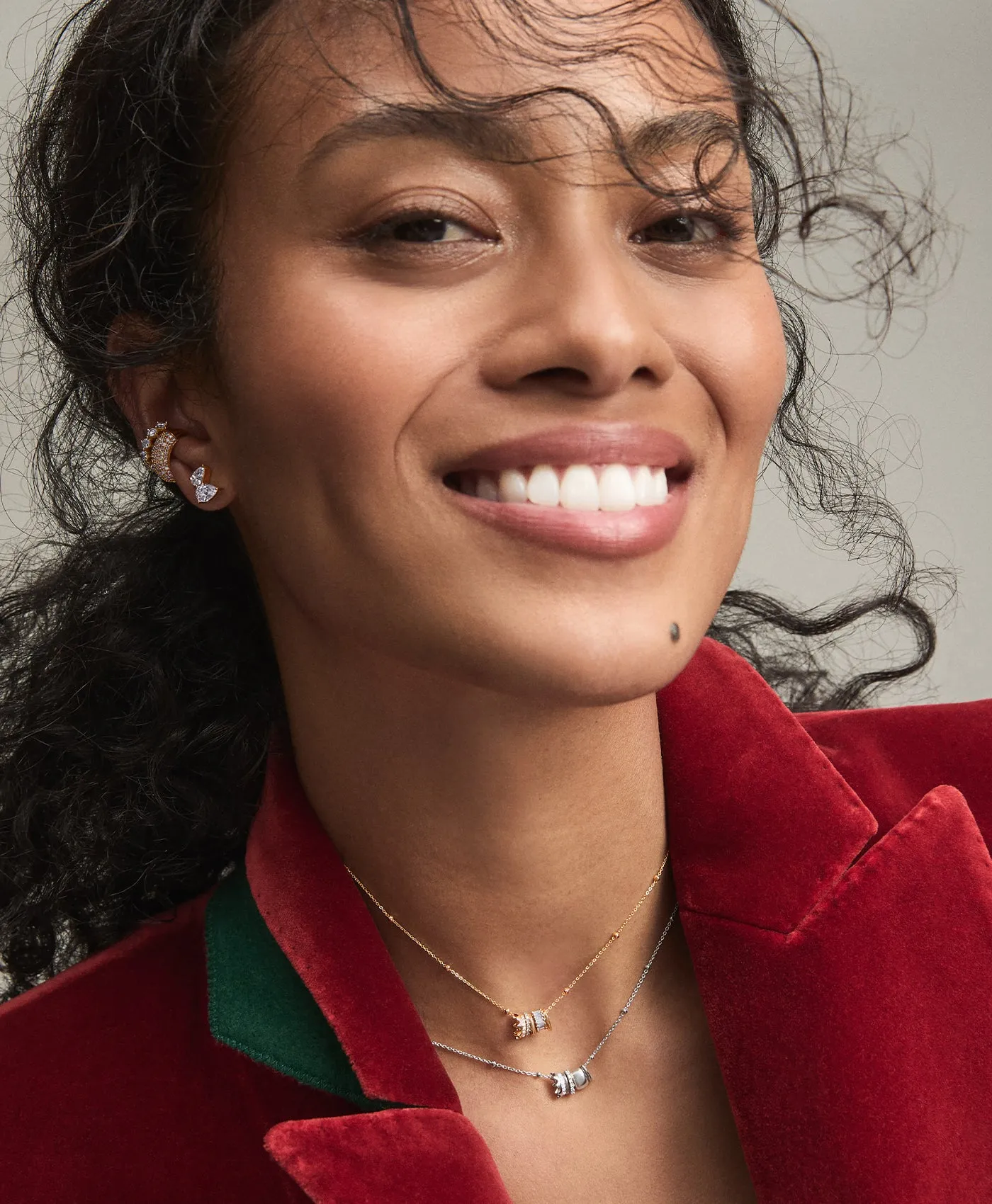 Royal Rager Mini Bead Necklace in Sterling Silver sold by Adina Reyter product image thumbnail 2