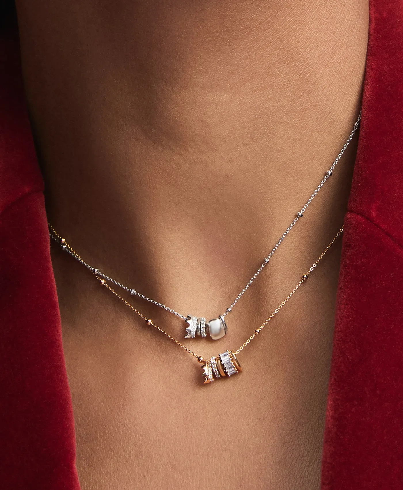 Pavé Crown Mini Bead in Sterling Silver sold by Adina Reyter product image thumbnail 2