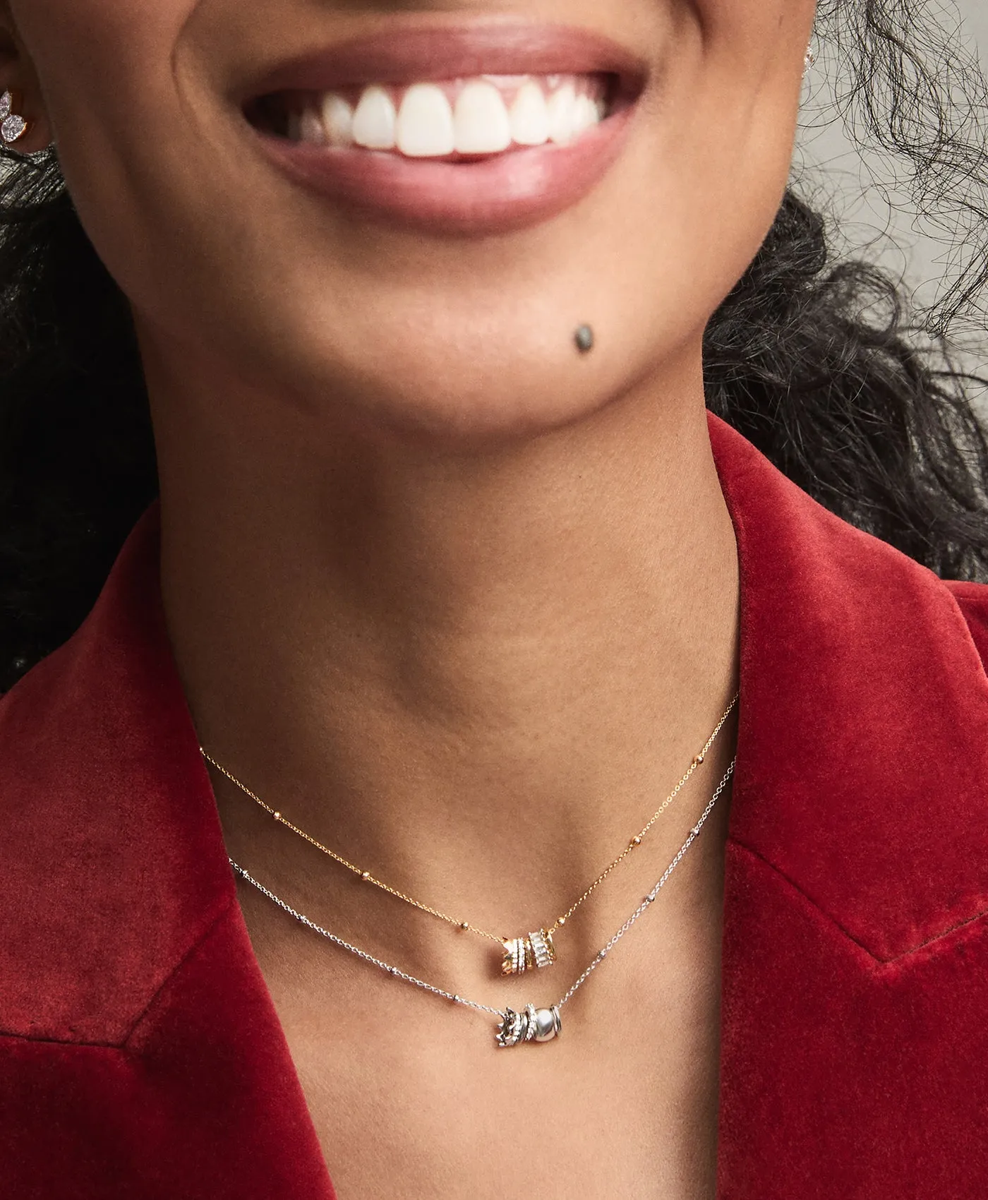 Saturn Chain Necklace in Sterling Silver sold by Adina Reyter product image thumbnail 2