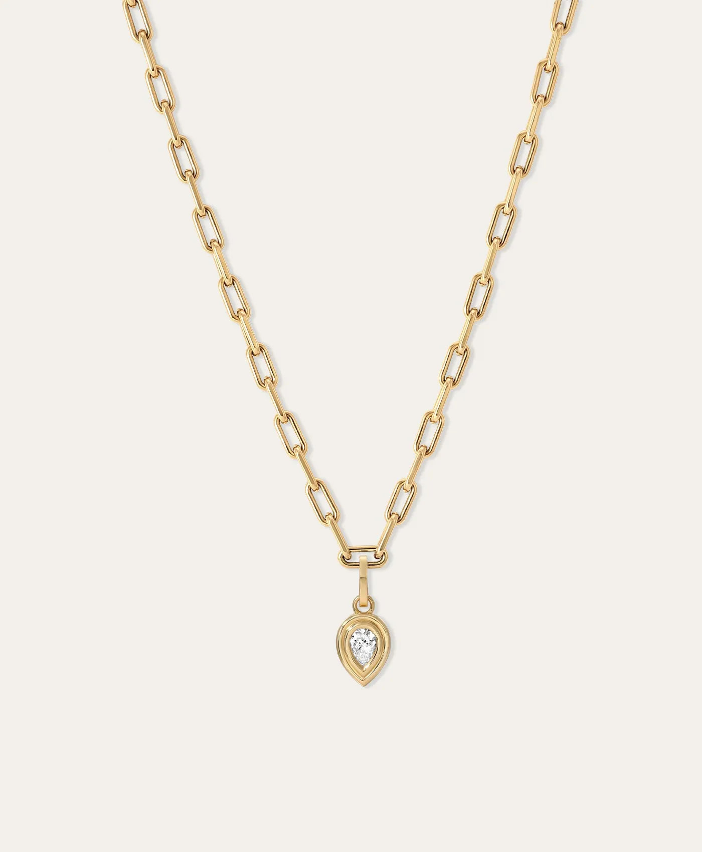 Groovy Diamond Pear Hinged Charm - Lab Grown sold by Adina Reyter product image thumbnail 3