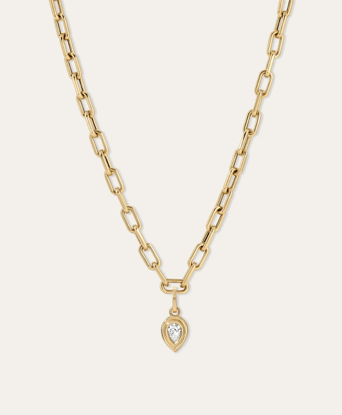 Groovy Diamond Pear Hinged Charm - Lab Grown sold by Adina Reyter product image thumbnail 4