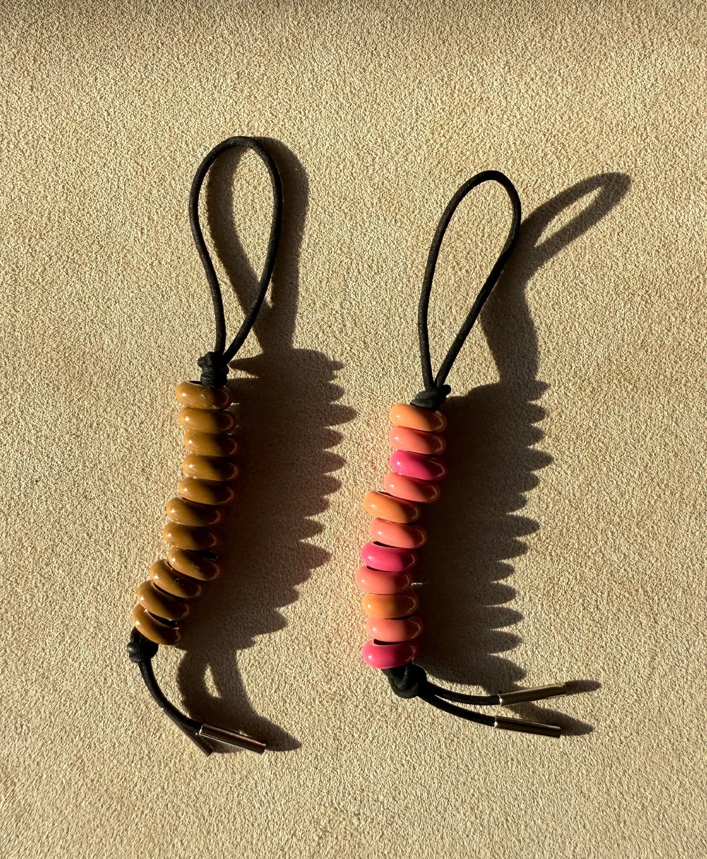 One of a Kind Chocolate Enamel Bag Charm in Sterling Silver sold by Adina Reyter product image thumbnail 2