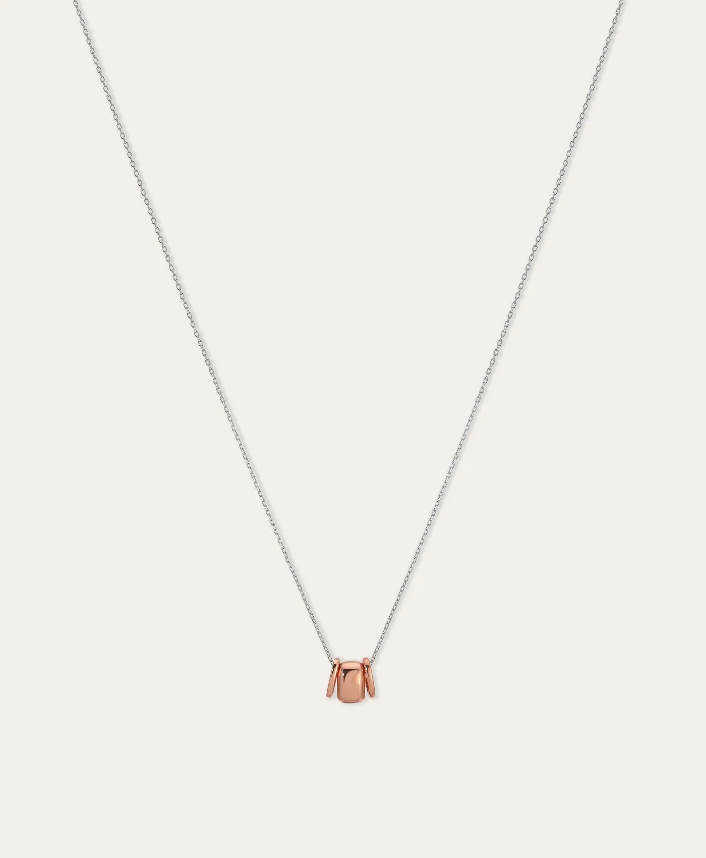 One of a Kind Rose Glow Enamel Mini Bead Necklace sold by Adina Reyter