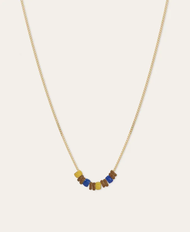 One of a Kind Rocky Mountains Enamel Mini Bead Necklace sold by Adina Reyter