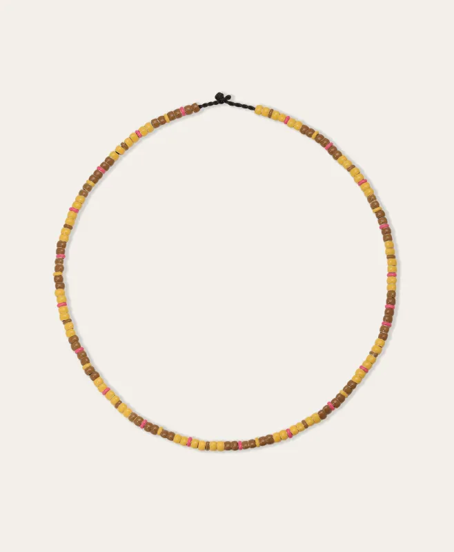 One of a Kind Sunset Full Enamel Mini Bead Necklace sold by Adina Reyter