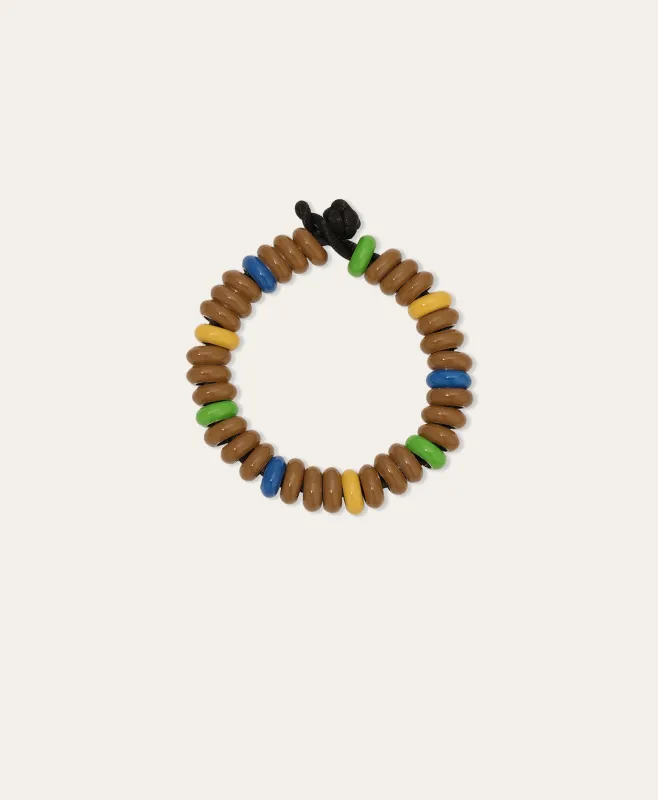 One of a Kind Woodland Full Enamel Big Bead Bracelet sold by Adina Reyter