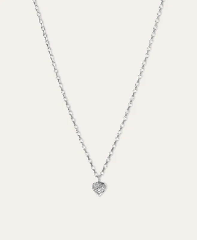 Choose Your Locket Mini Charm Necklace in Sterling Silver sold by Adina Reyter