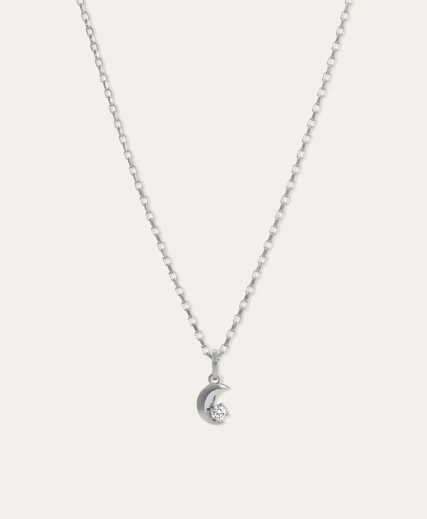Choose Your Groovy Charm 2mm Italian Chain Necklace in Sterling Silver sold by Adina Reyter product image thumbnail 4
