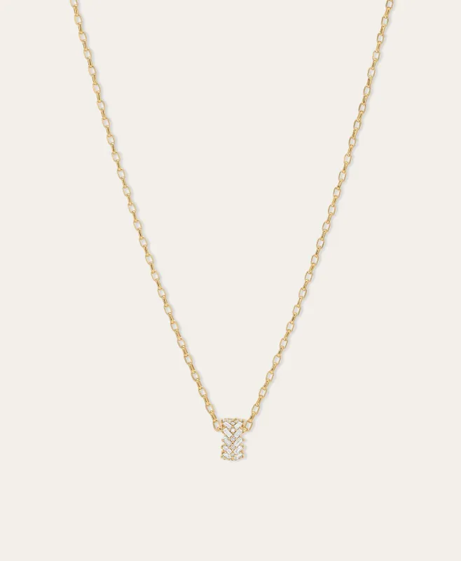 Choose Your Diamond Big Bead 2mm Italian Chain Necklace sold by Adina Reyter