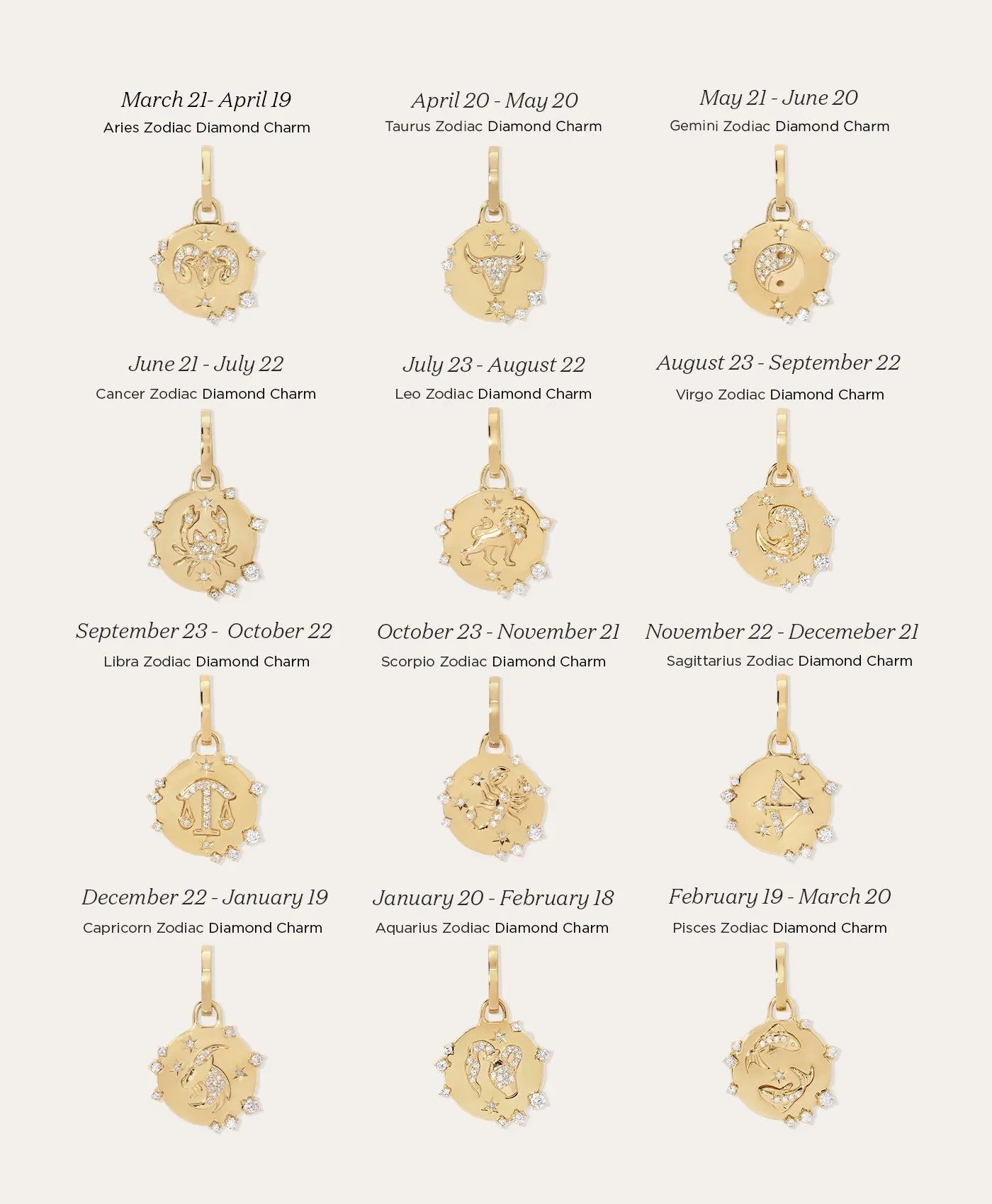 Moon and Star Signs Lariat Necklace sold by Adina Reyter product image thumbnail 4