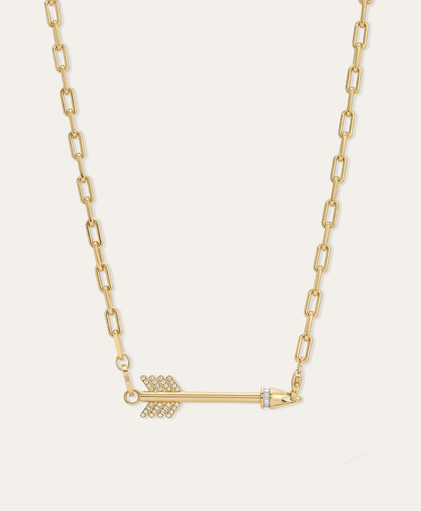 Diamond Arrow Charm Necklace sold by Adina Reyter