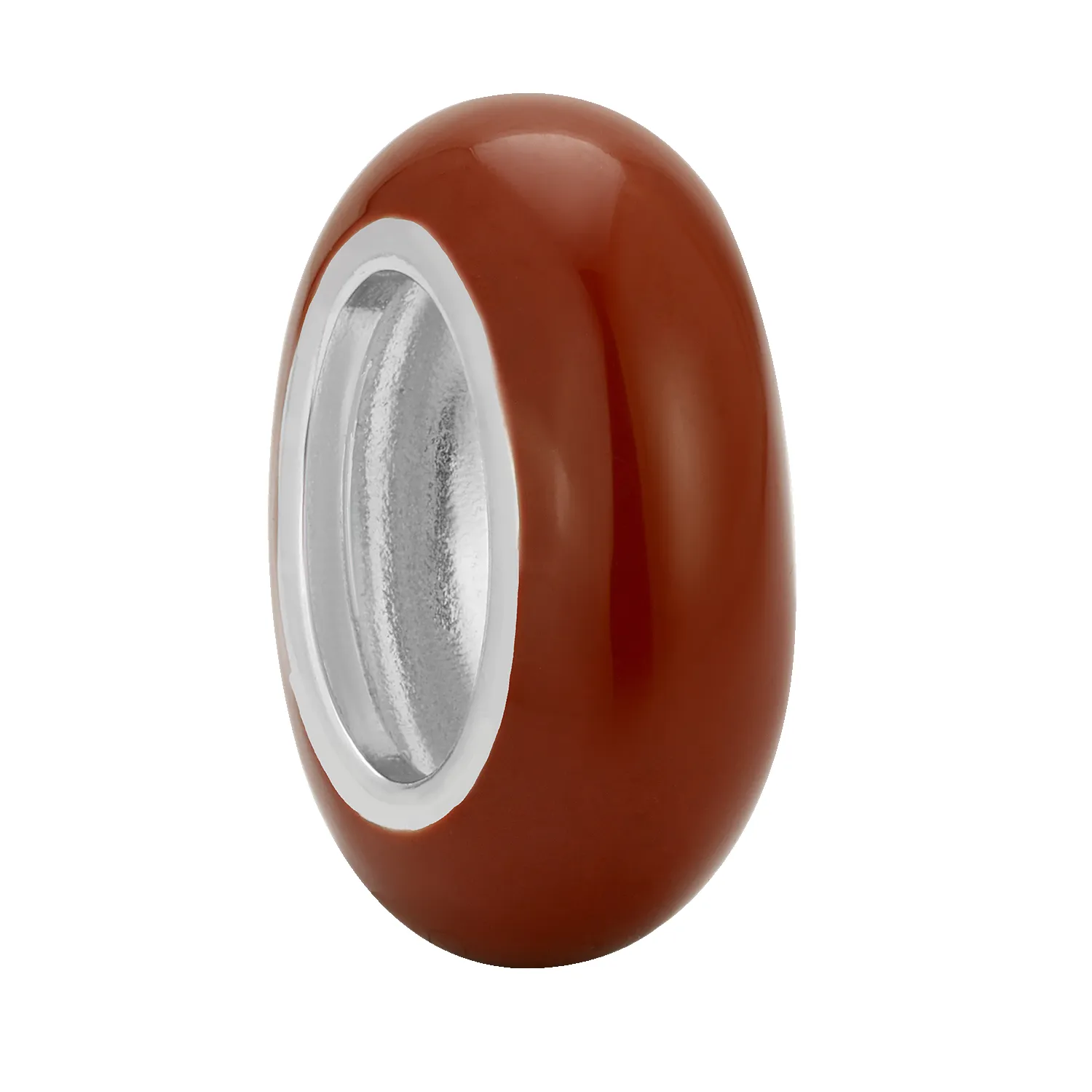 Cognac Enamel Big Bead sold by Adina Reyter product image thumbnail 2