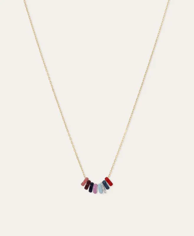 French Kiss Diamond Rager Necklace sold by Adina Reyter