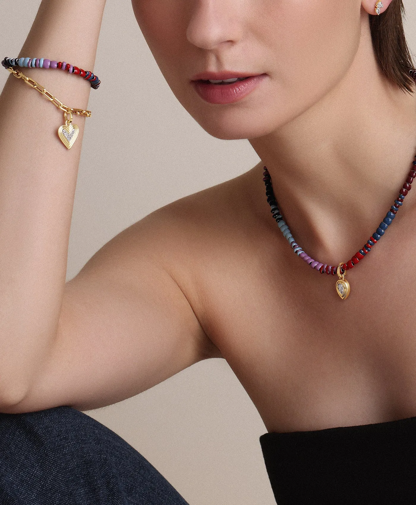 French Kiss Big Bead Bracelet sold by Adina Reyter product image thumbnail 2