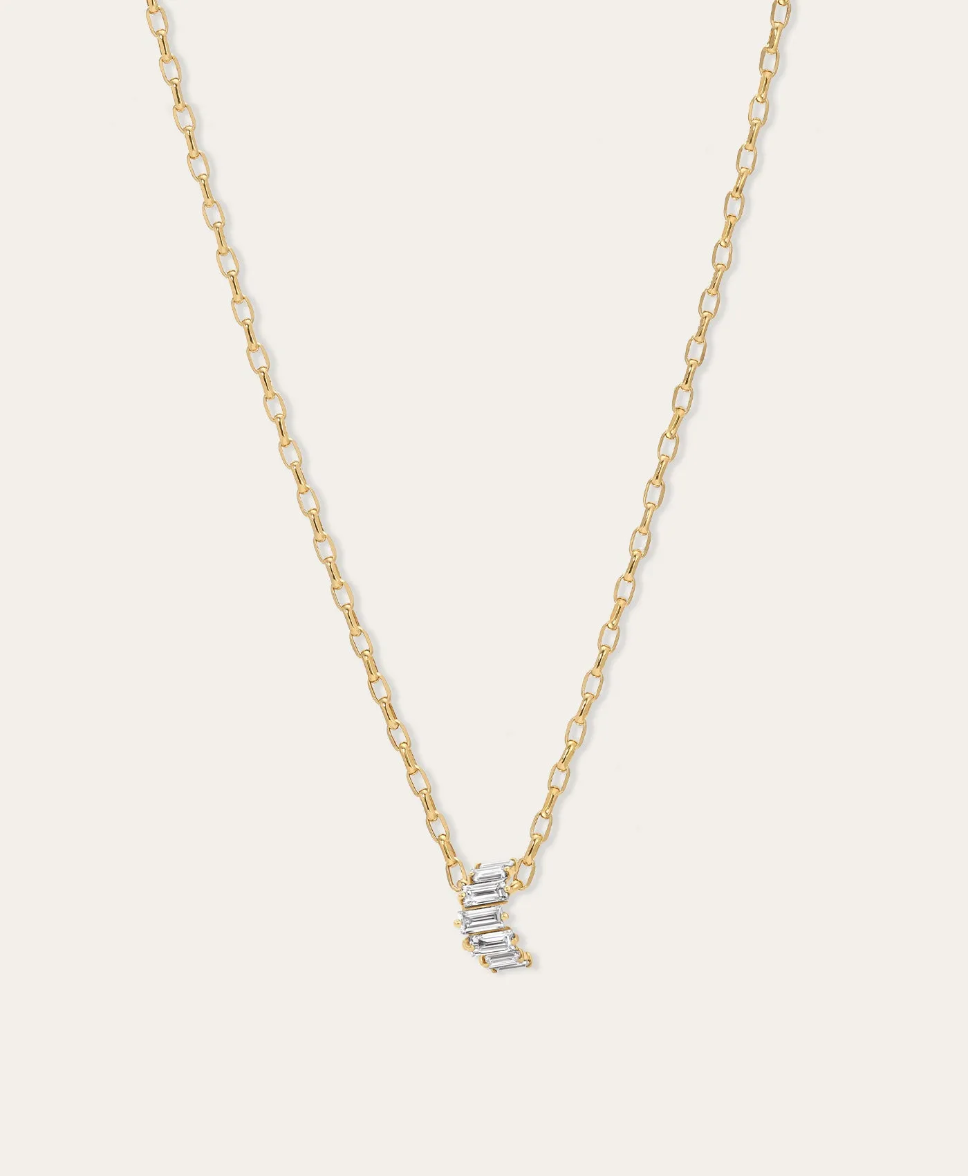 Diamond Baguette Tiara Big Bead sold by Adina Reyter product image thumbnail 4