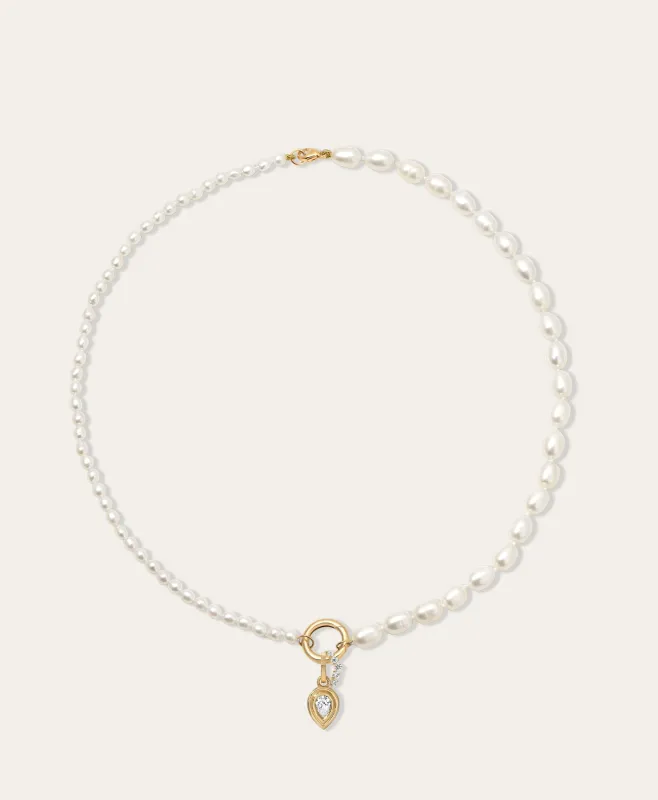 Marin Diamond Charm Necklace sold by Adina Reyter