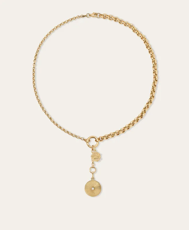 It's a Sign Diamond Charm Necklace sold by Adina Reyter