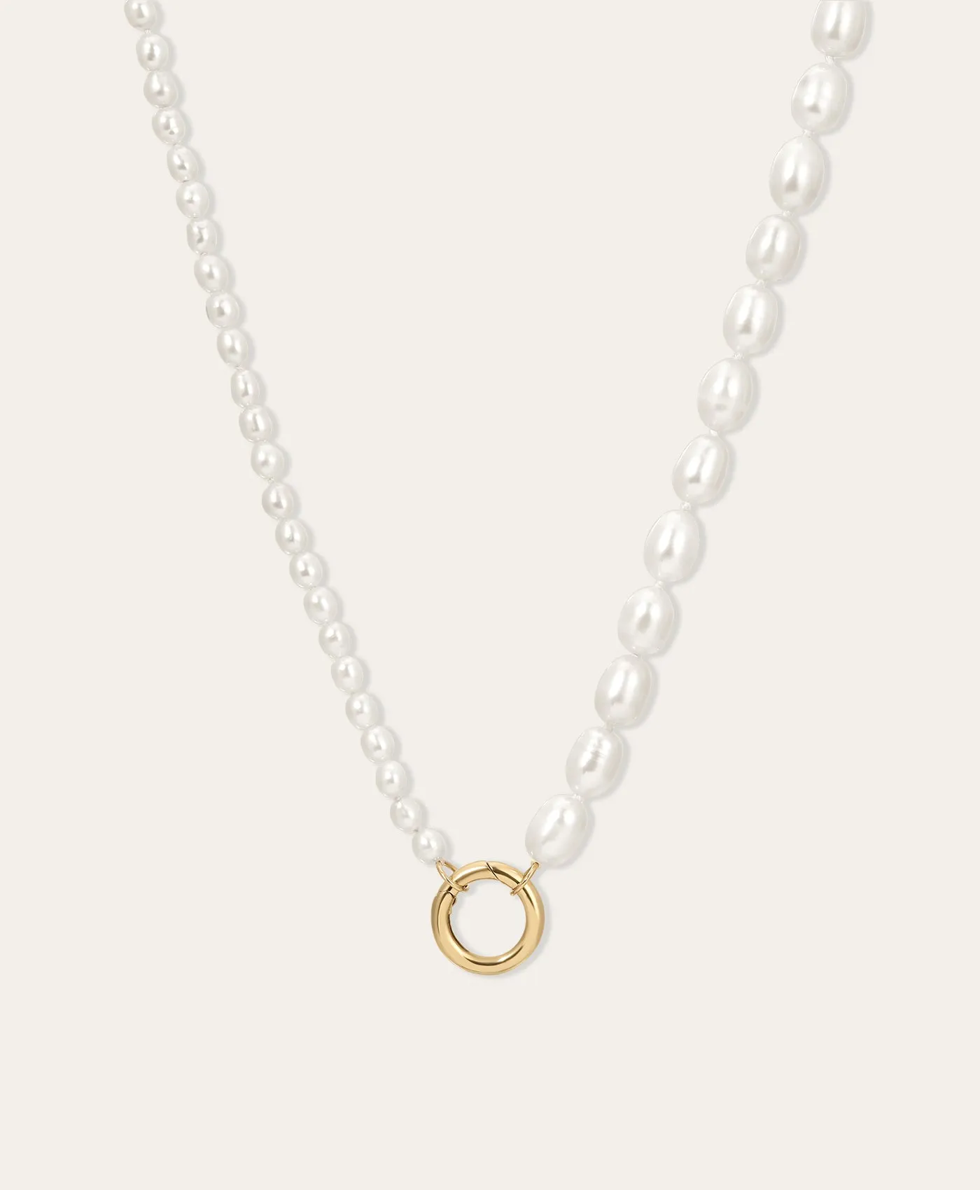 Half & Half Pearl Necklace sold by Adina Reyter product image thumbnail 3