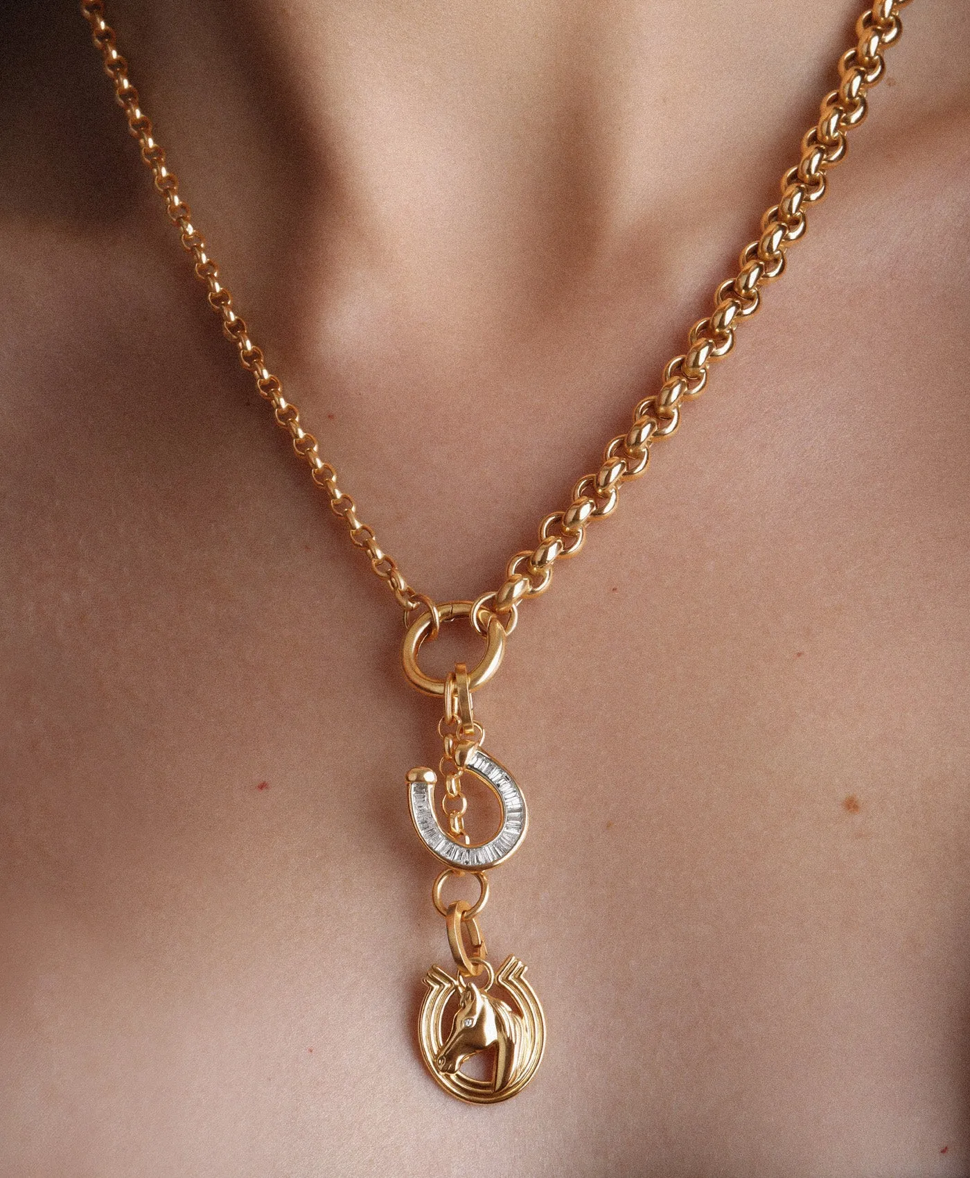 Groovy Diamond Horse Head Hinged Charm sold by Adina Reyter product image thumbnail 2