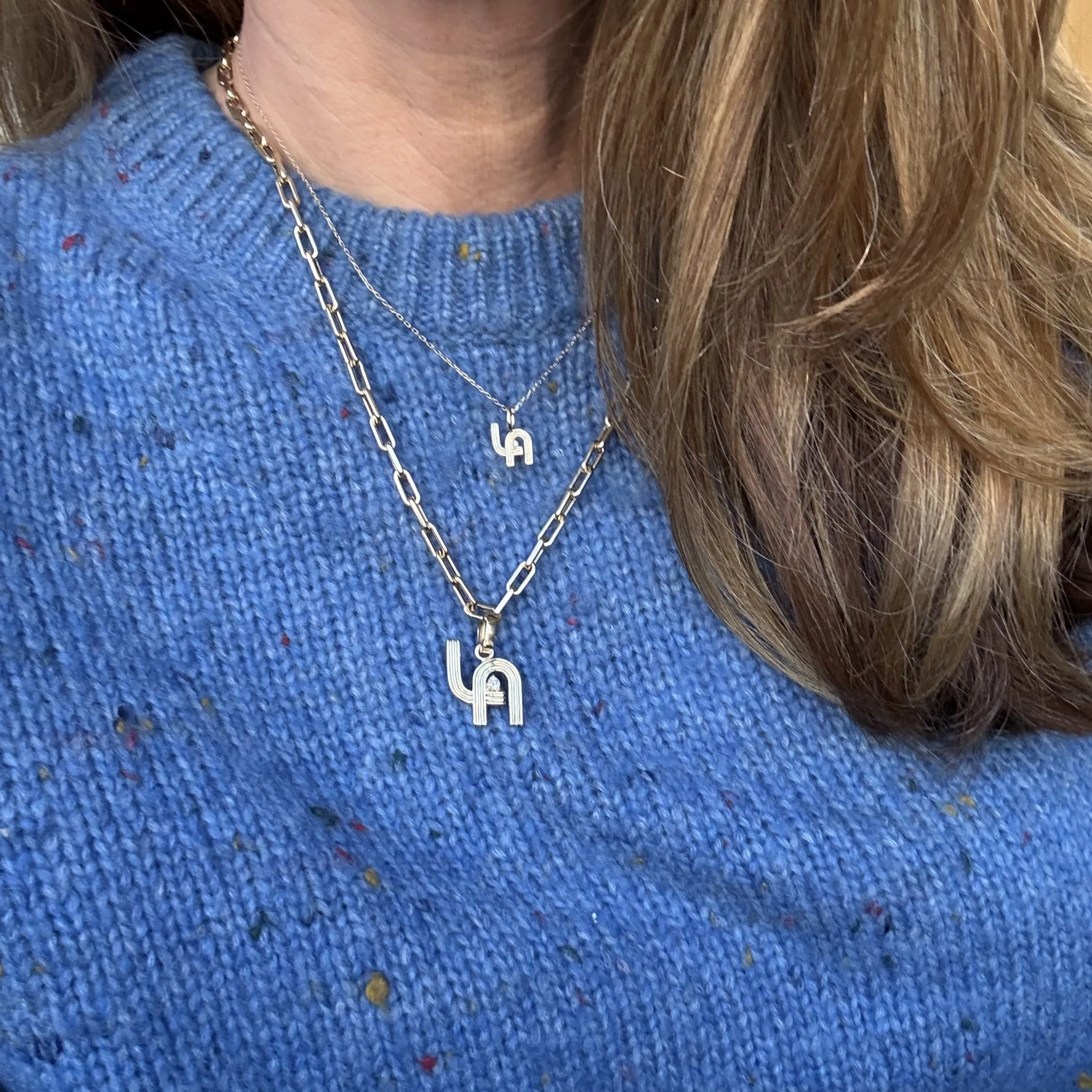 Groovy Diamond LA Hinged Charm sold by Adina Reyter product image thumbnail 2